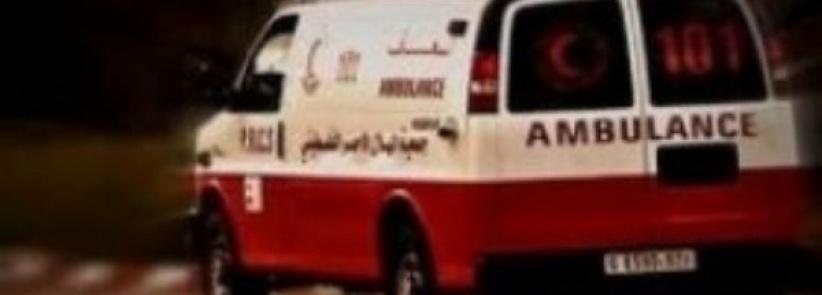 اصابتان احداها خطيرة بانقلاب رافعة ببيت ساحور