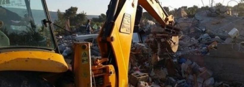 مواجهات واعتقالات خلال هدم منزل في كفركنا
