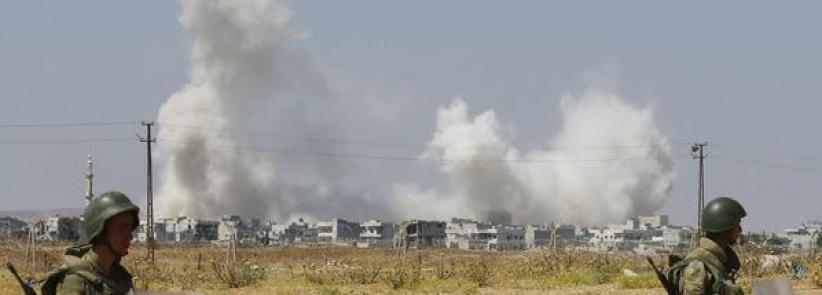 طرد معظم مسلحي داعش من كوباني