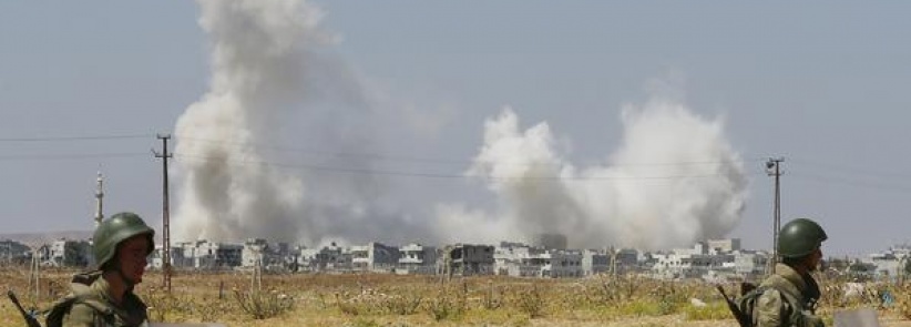 طرد معظم مسلحي داعش من كوباني