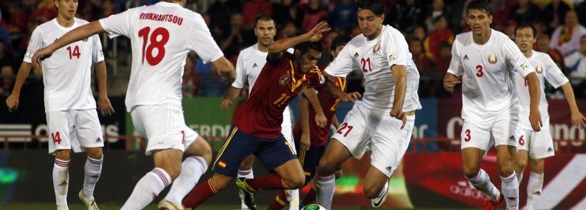 إسبانيا تهزم بيلاروسيا بصعوبة