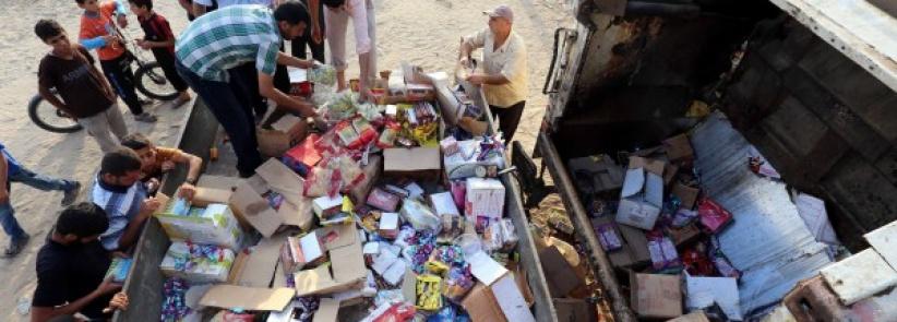 إتلاف 12 طن أغذية فاسدة بخانيونس