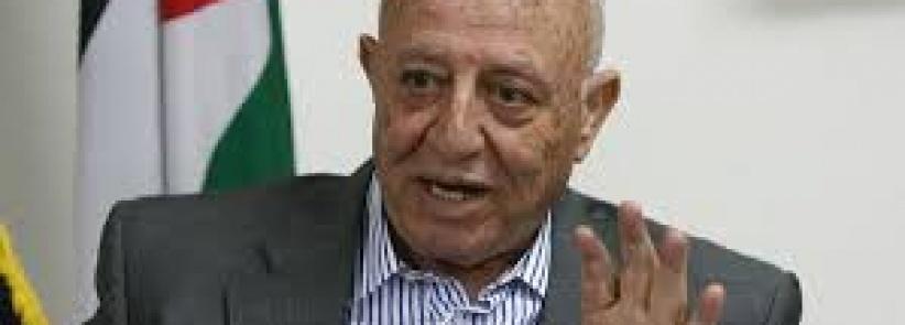 قريع يدين قرار الاحتلال بالاستيلاء على 651 دونما من أراضي الولجة