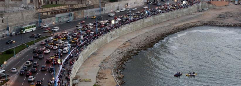 أطول مائدة طعام بالعالم في مصر