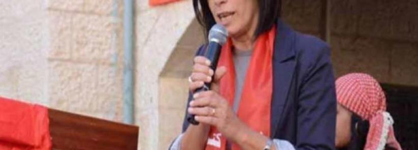 فيليتسيا لانغر توجه نداء مفتوحا للتضامن مع النائب خالدة جرار