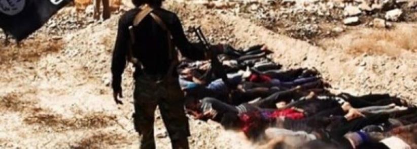 داعش ينشر مشاهد جديدة لمجزرة سبايكر بالعراق