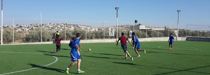 افتتاح ملعب الجدار في قرية دار صلاح