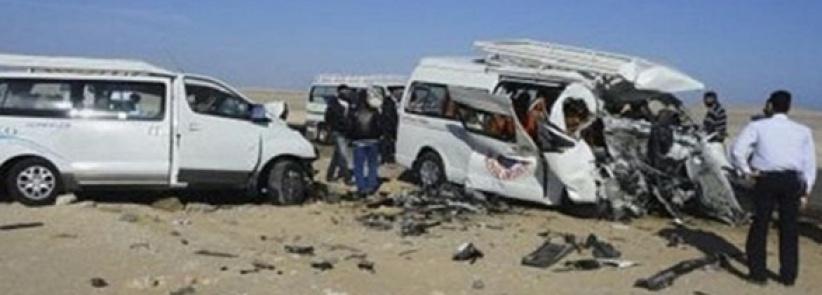 إصابة 10 أشخاص في حادث سير على طريق عيون الحرامية برام الله