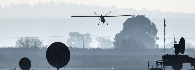 سقوط طائرة إستطلاع إسرائيلية في طرابلس بلبنان