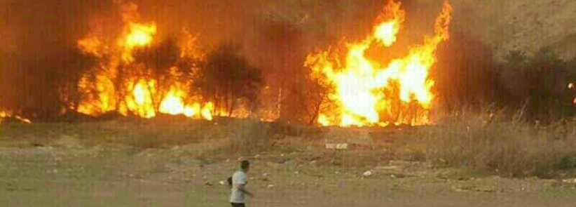 حريق كبير 