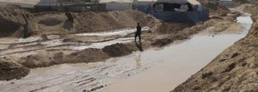 تحذيرات فلسطينية من خطورة الخندق المائي المصري على حدود غزة