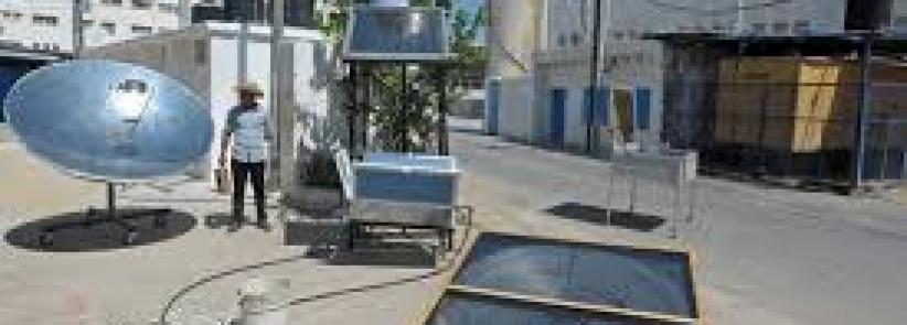 غزة: طلاب في 'الأونروا' يطورون نظام تسخين للمياه بالطاقة الشمسية