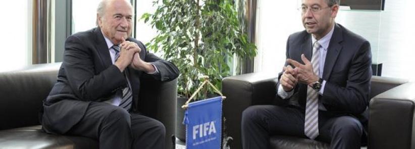 برشلونة يهدد بالانسحاب من مسابقات الفيفا!