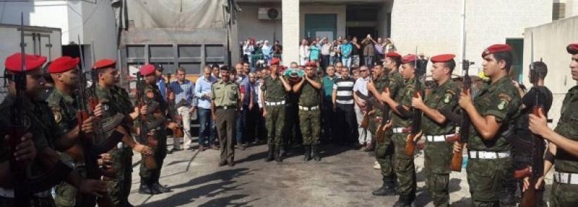 تشييع جثمان الشهيد حذيفة سليمان في طولكرم