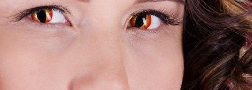 العدسات اللاصقة التنكرية 