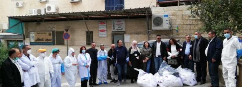 مساعدات طبية وإنسانية لمستشفى بيت جالا الحكومي ولجنة زكاة بيت لحم