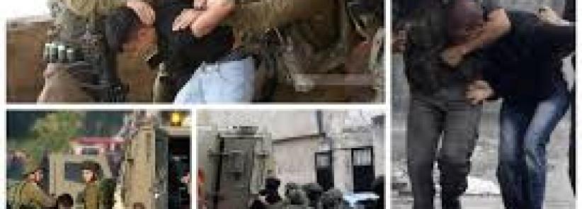 الاحتلال يعتقل 30 مواطنا من الضفة بينهم أطفال