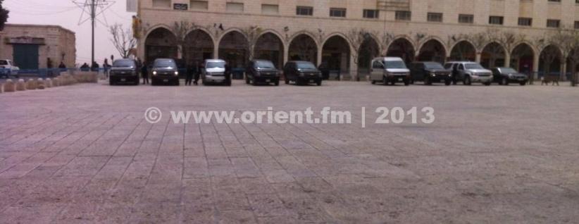 اوباما يصل الى بيت لحم بعد تأخره ساعة ونصف