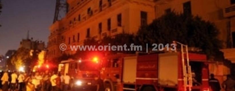 السيطرة على حريق في كنيسة ماري يوحنا بالجيزة