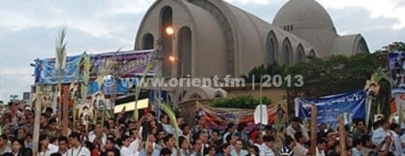 مسيرة للأقباط أمام وزارة الدفاع للمطالبة بحمايتهم