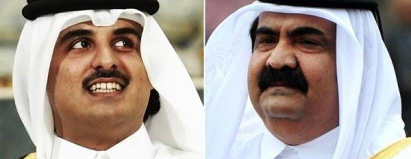 امير قطر يتخلى عن الحكم لنجله تميم