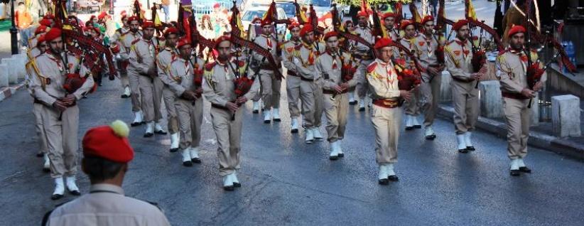 صور احتفالات بيت لحم بعيد الميلاد التي تسير حسب تقويم الشرقي