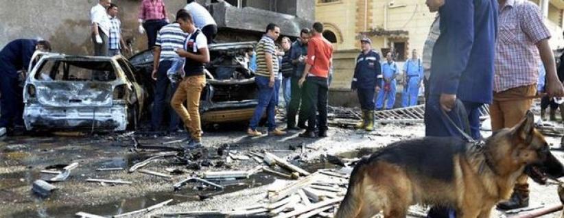 إصابة شخص في انفجار أمام معهد مندوبي الشرطة في القاهرة