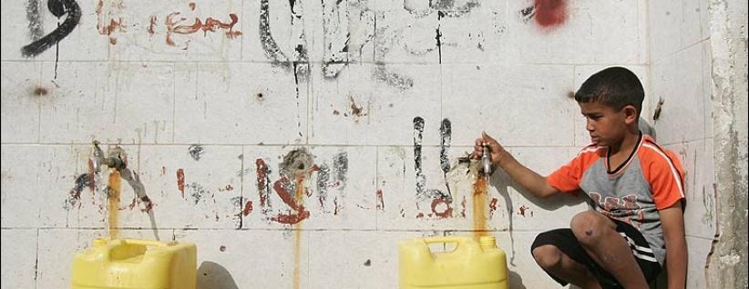 غزة : نقص المياه في غزة ينذر بكارثة صحية