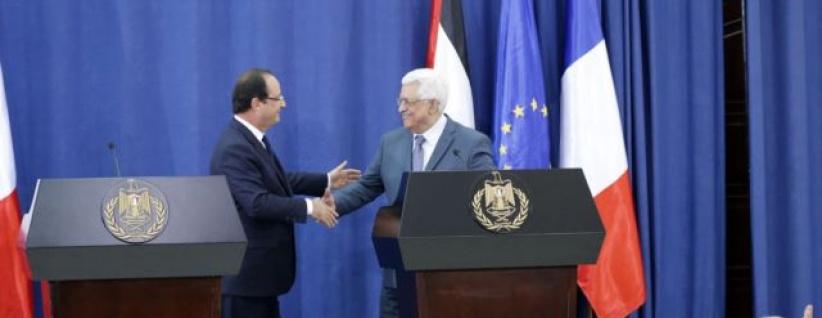 عبّاس يؤكد لهولاند استمرار تعثر مساعي كيري