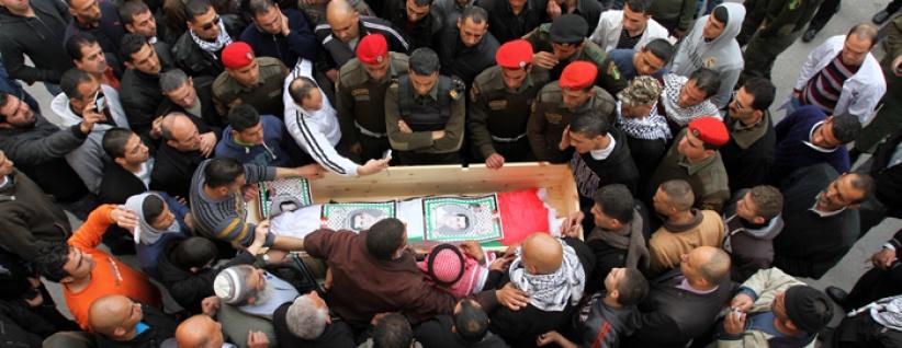 تشييع جثمان الشهيد محمد حمامرة في بيت لحم