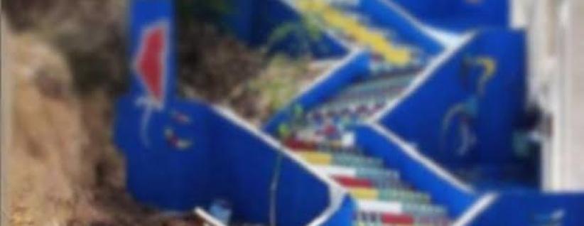 بالصور : بث روح الحياة العامة والحركة في إحدى أدراج مدينة بيت لحم