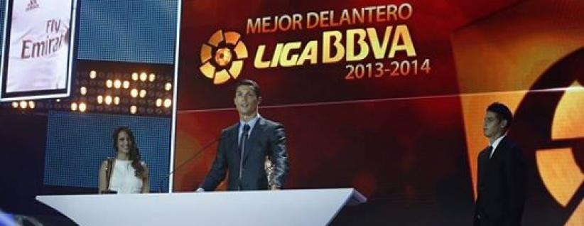 كريستيانو رونالدو نجم النجوم في ليلة جوائز الليغا