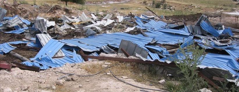 الاحتلال يهدم 3 منازل سكنية و3 بركسات في الطور بالقدس