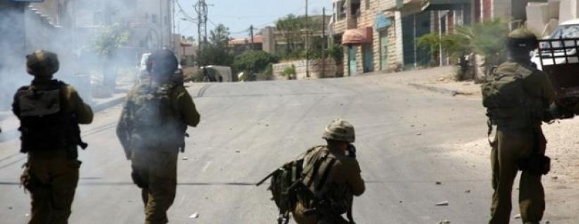 إصابة طفلين برصاص الاحتلال واعتقال 10 اخرين في البيرة