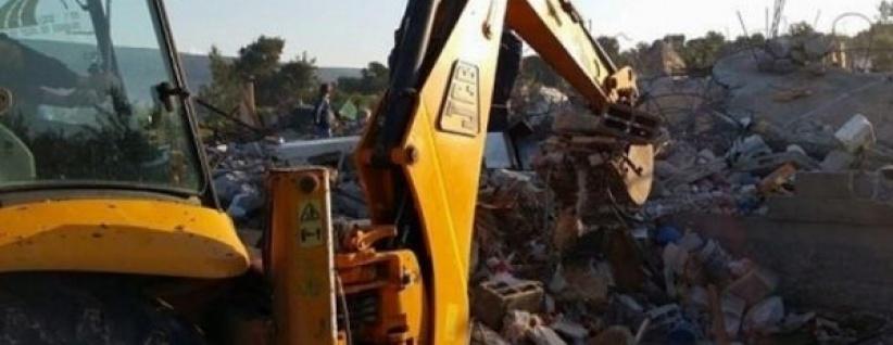 مواجهات واعتقالات خلال هدم منزل في كفركنا