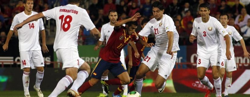 إسبانيا تهزم بيلاروسيا بصعوبة