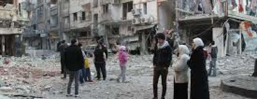 قصف 3 مخيمات فلسطينية بسورية بالبراميل المتفجرة