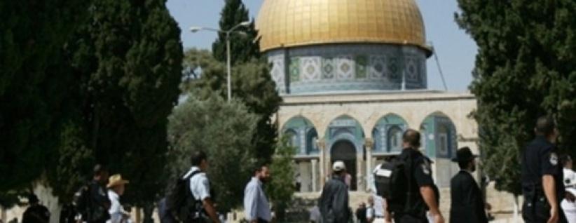 مستوطنون يقتحمون الأقصى بحراسة مشددة