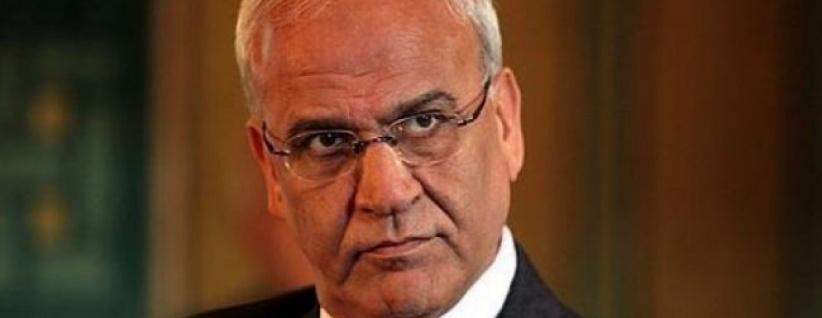 عريقات يتسلم من عبد ربه أمانة سر اللجنة التنفيذية لمنظمة التحرير