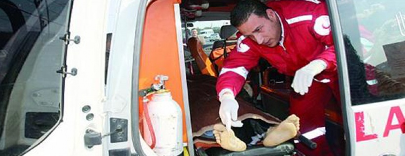 إصابة سائق دراجة نارية بحادث سير في بيت لحم