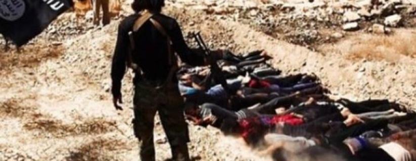 داعش ينشر مشاهد جديدة لمجزرة سبايكر بالعراق