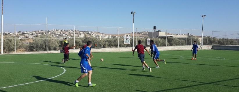 افتتاح ملعب الجدار في قرية دار صلاح