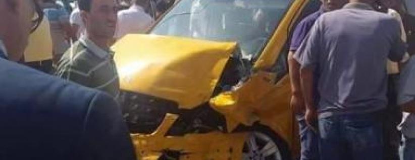 سبعة اصابات في حادث سير بين عمومي وشاحنة في بيت لحم