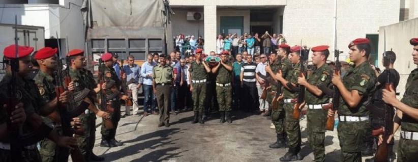 تشييع جثمان الشهيد حذيفة سليمان في طولكرم