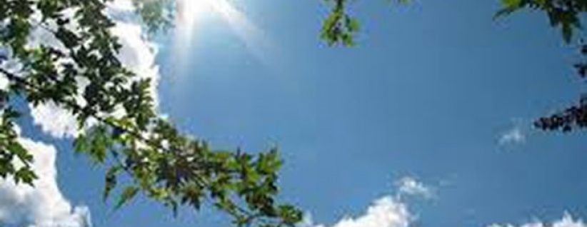 حالة الطقس: أجواء غائمة ودافئة