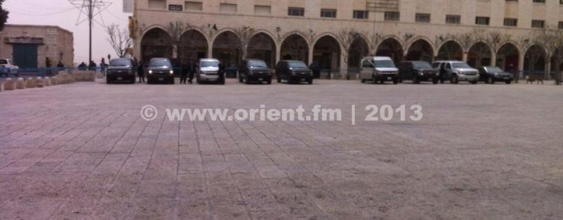 اوباما يصل الى بيت لحم بعد تأخره ساعة ونصف