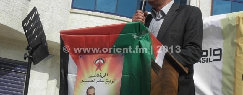 قراقع للصحفيين الاسرائيليين: لا تسمحوا بموت العيساوي