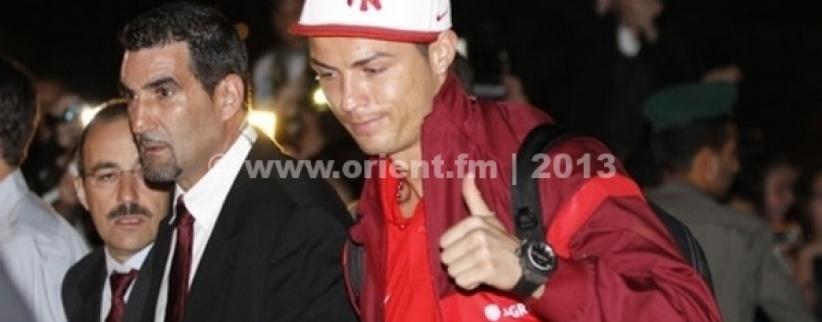 بالصور - رونالدو في إسرائيل مع حراسة مشددة