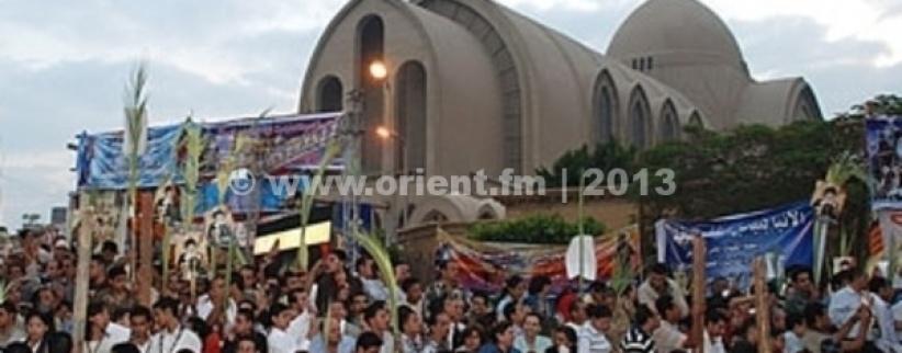 مسيرة للأقباط أمام وزارة الدفاع للمطالبة بحمايتهم