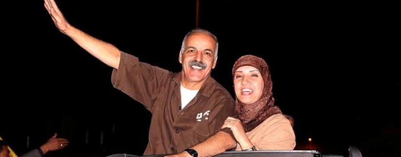 بالصور : بيت لحم تستقبل أسراها الثلاثة المحررين